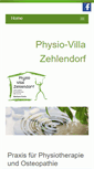 Mobile Screenshot of physio-villa.de